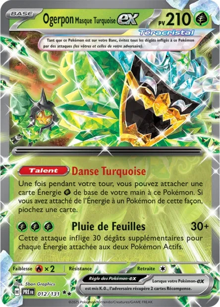 012/131 Ogerpon EX - Évolutions Prismatiques