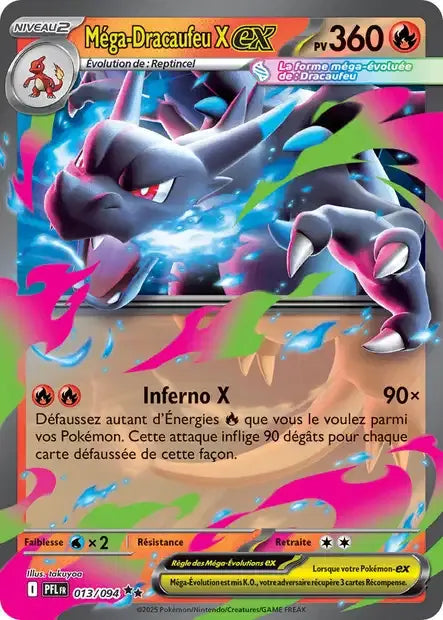 013/094 Mega Dracaufeu EX - Flammes Fantasmagoriques