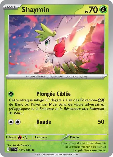 013/162 Shaymin Reverse - Forces Temporelles