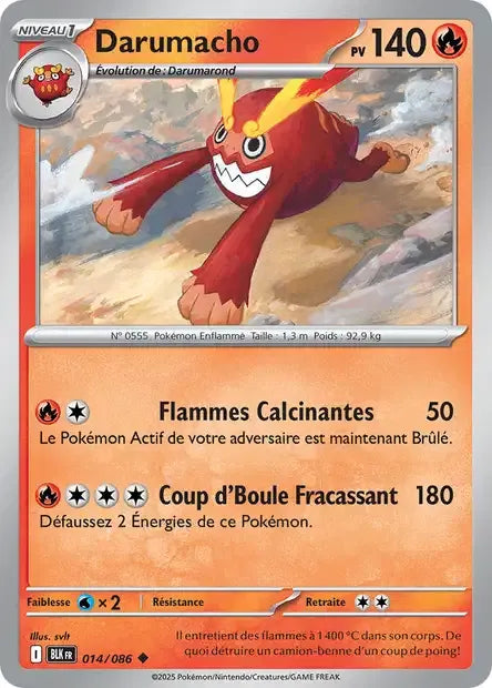 014/086 Darumacho POKEBALL - Foudre Noire