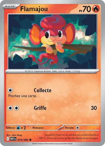 014/086 Flamajou POKEBALL - Flamme Blanche - Pokeball