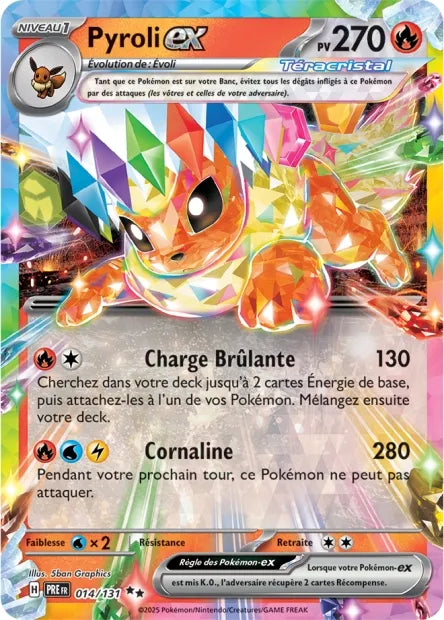 014/131 Pyroli EX - Évolutions Prismatiques