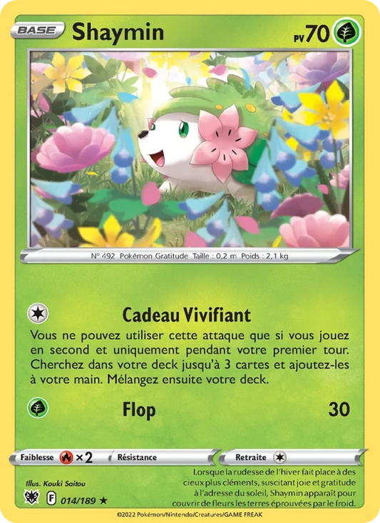 Shaymin Reverse 014/189 - Astres Radieux