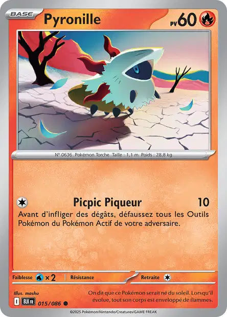 015/086 Pyronille POKEBALL - Foudre Noire