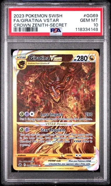 GG69/GG70 Giratina VSTAR PSA 10 - Cartes Gradées
