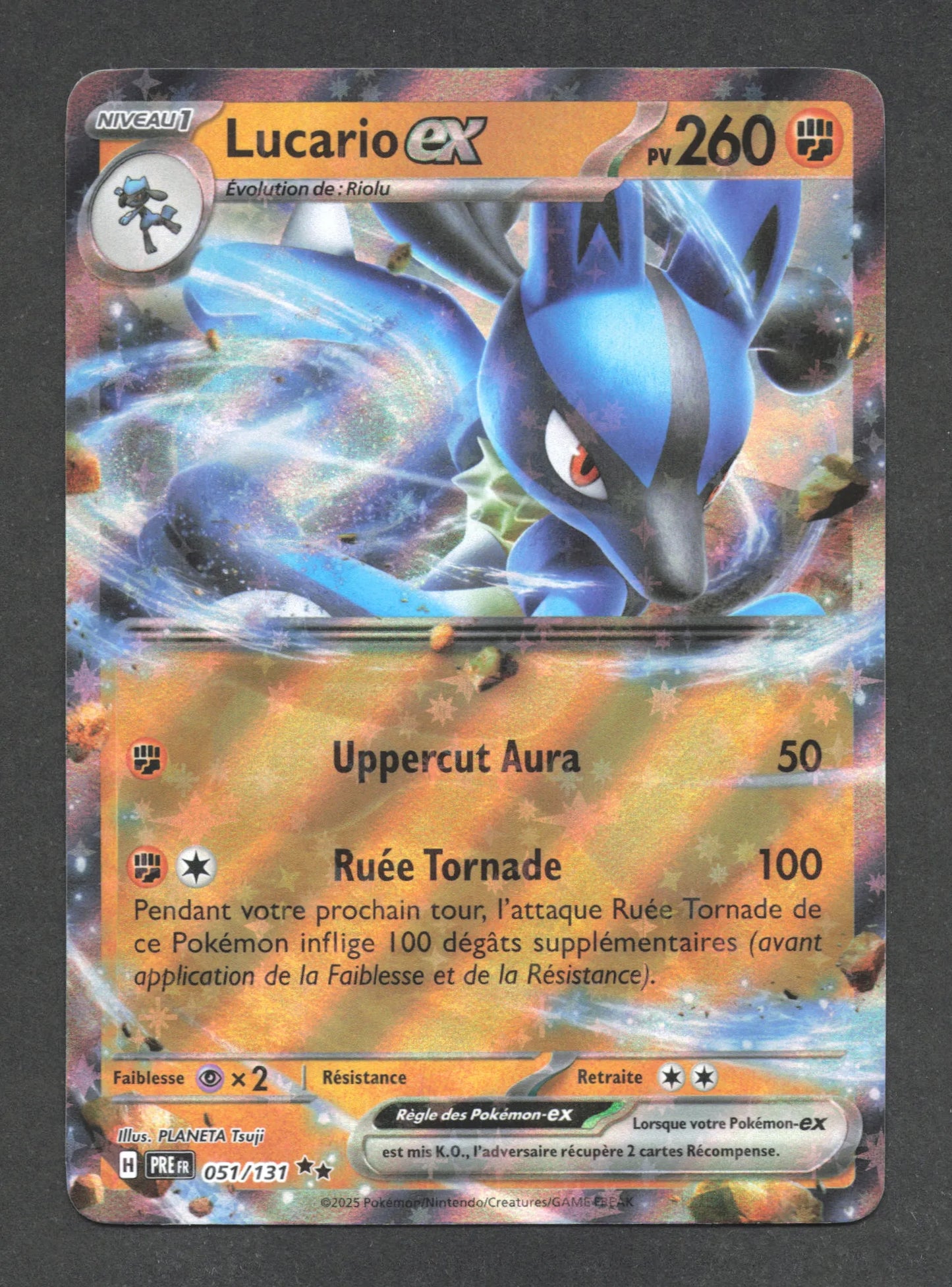 051/131 Lucario EX - Évolutions Prismatiques