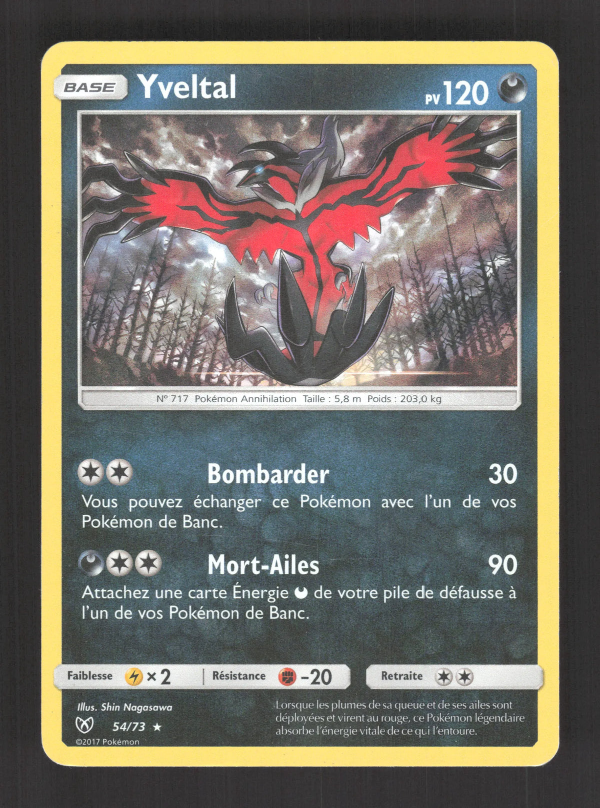 54/73 Yveltal HOLO - Légendes Brillantes