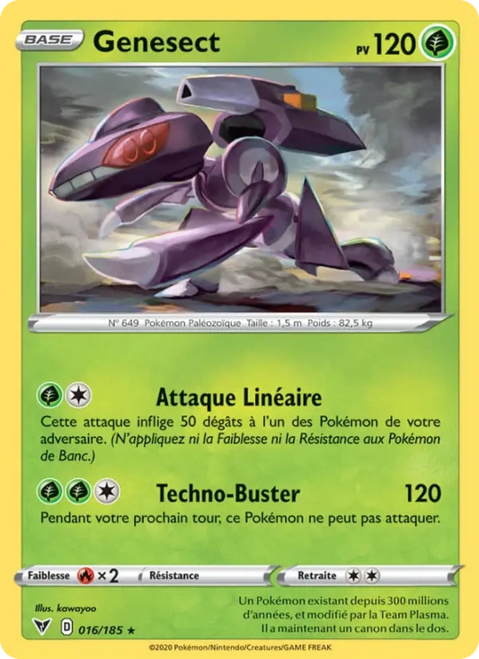 016/185 Genesect Reverse - Voltage Éclatant