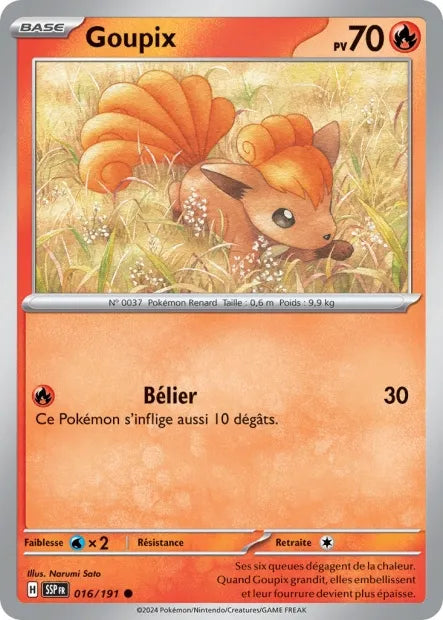 016/191 Goupix Reverse - Étincelles Déferlantes