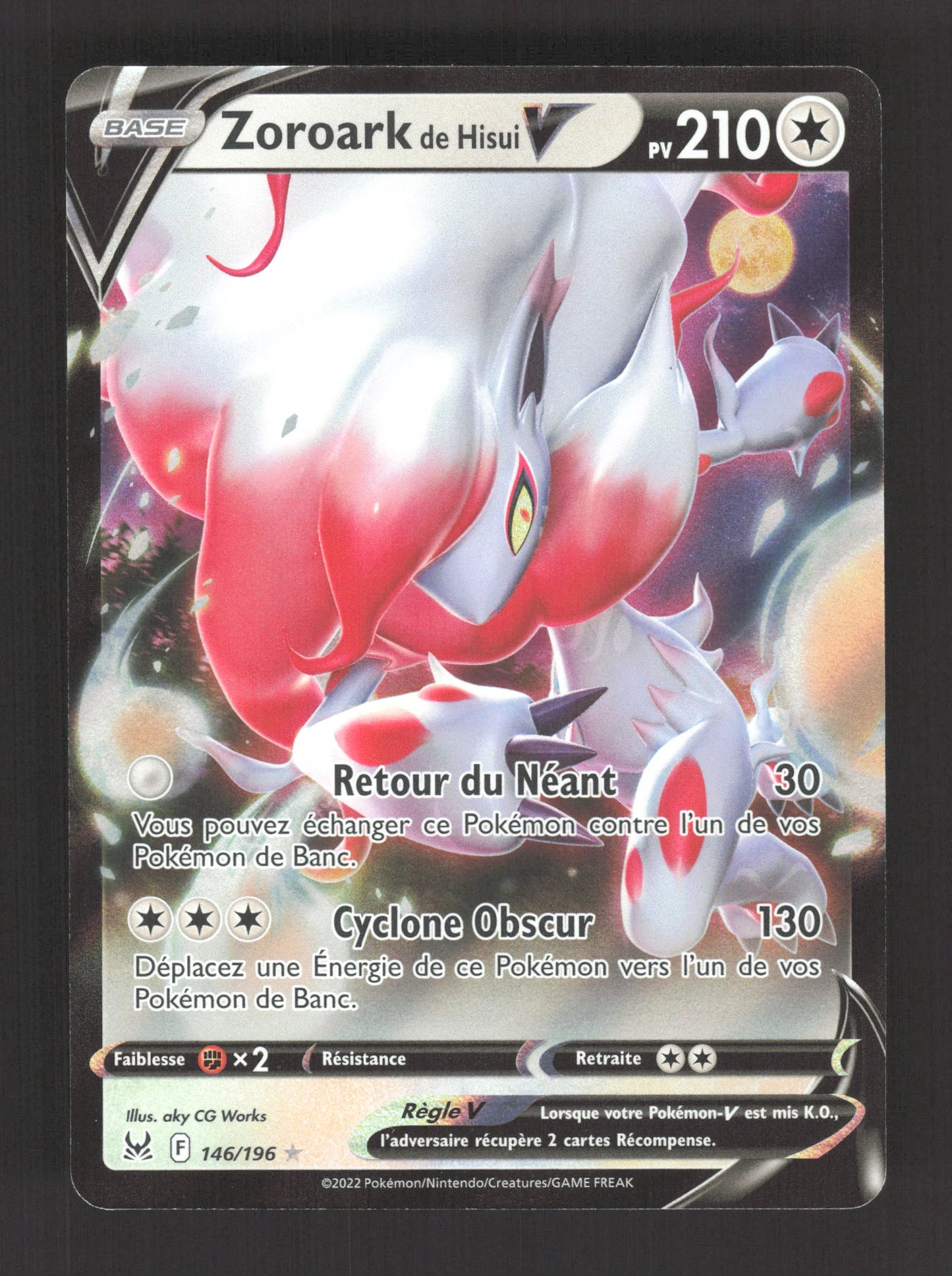 146/196 Zoroark V - Origine Perdue