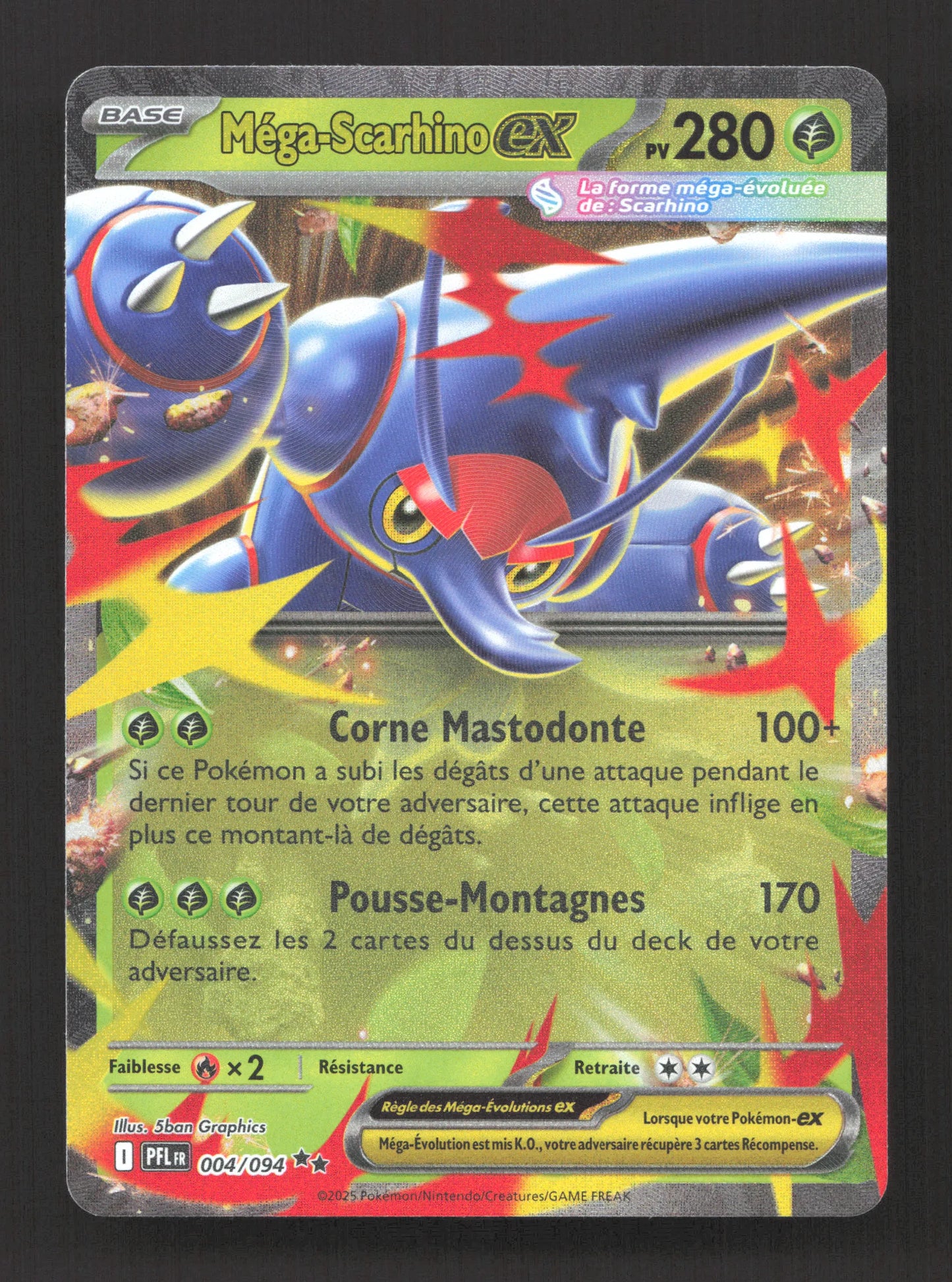 004/094 Mega Scarhino EX - Flammes Fantasmagoriques