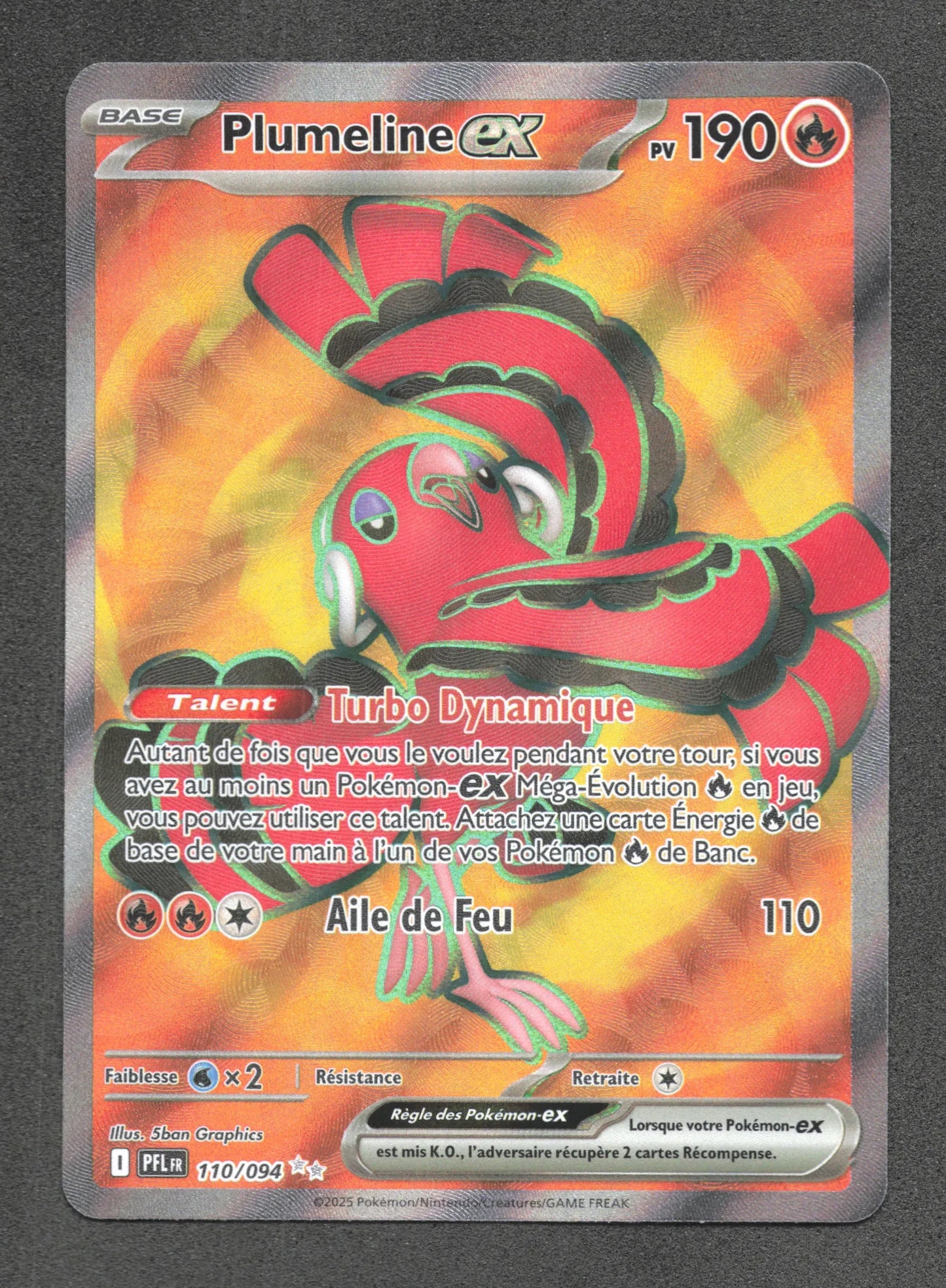 110/094 Plumeline EX - Flammes Fantasmagoriques