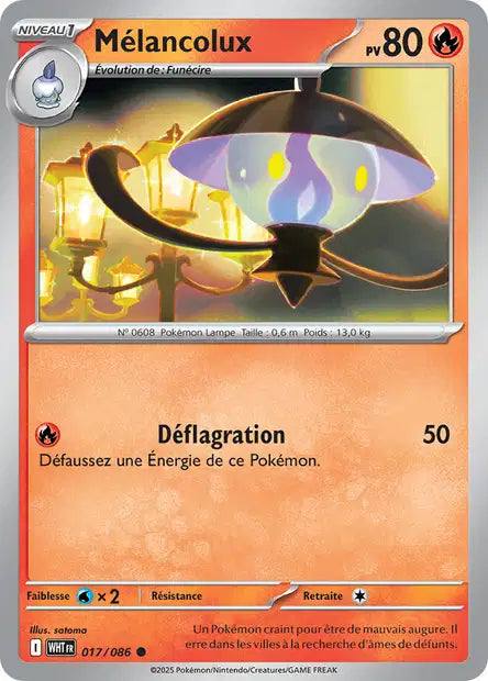 017/086 Melancolux POKEBALL - Flamme Blanche - Pokeball