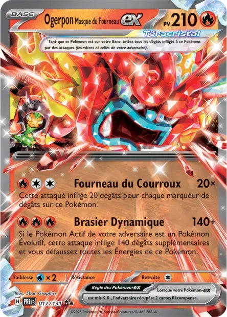 017/131 Ogerpon EX - Évolutions Prismatiques