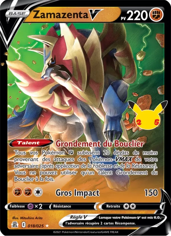 018/025 Zamazenta V - Célébrations