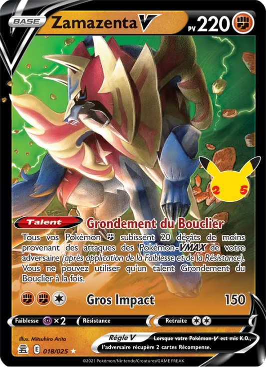 018/025 Zamazenta V - Célébrations