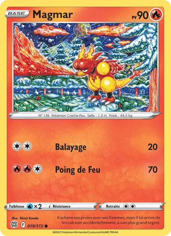 Magmar Reverse 019/172 - Stars Étincelantes