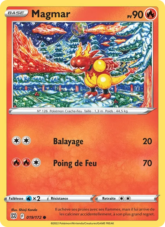 Magmar Reverse 019/172 - Stars Étincelantes