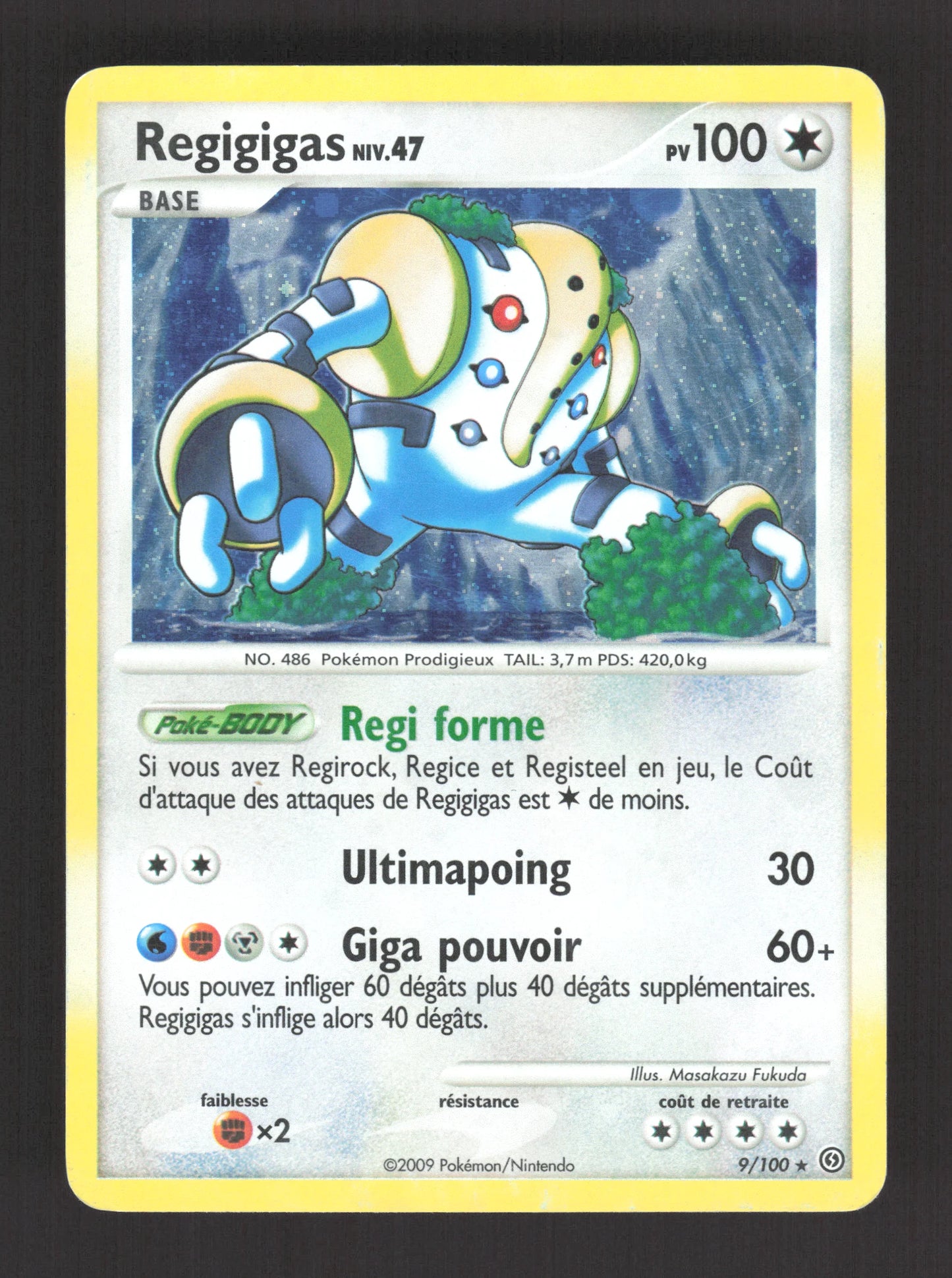 9/100 Regigigas HOLO - Tempête