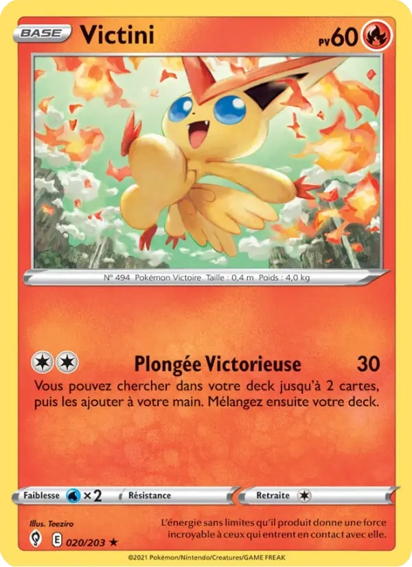 020/203 Victini Holo - Évolution Céleste