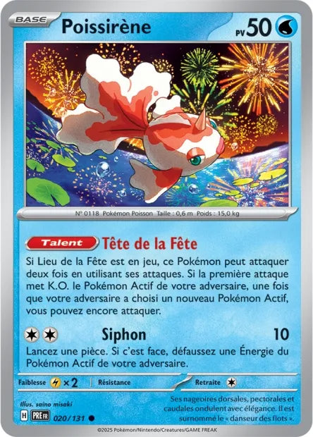 020/131 Poissirene POKEBALL - Évolutions Prismatiques