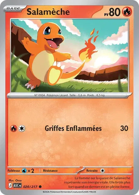 020/217 Salameche POKEBALL - Héros Transcendants