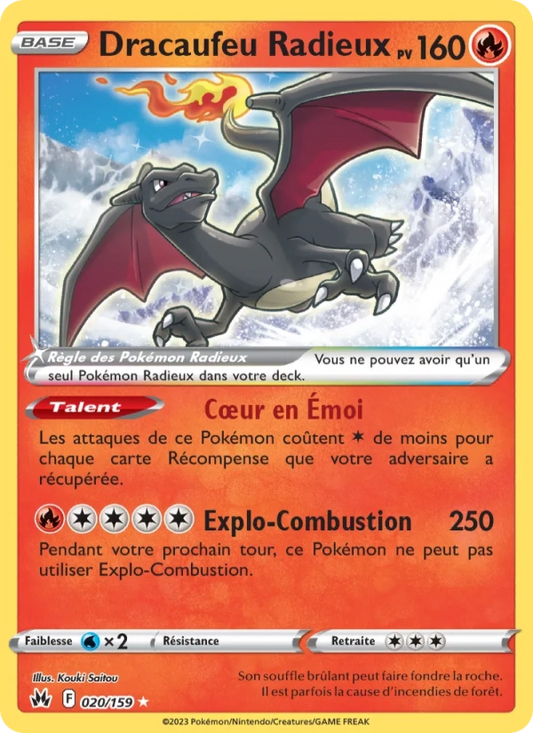 020/159 Dracaufeu RADIEUX - Zénith Suprême