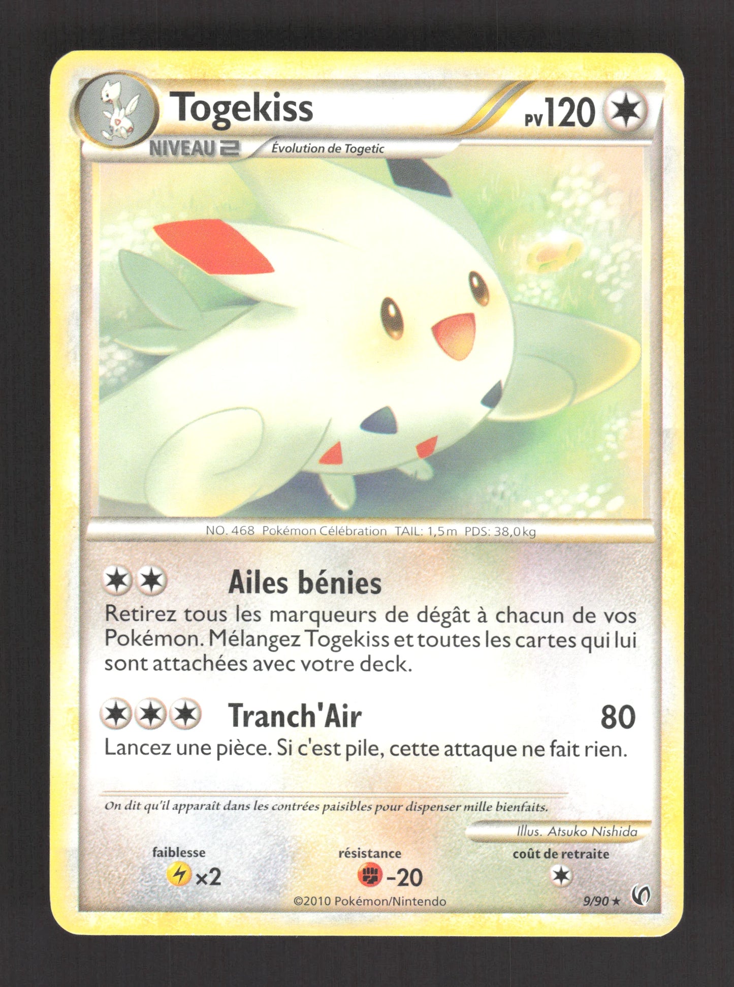 9/90 Togekiss RARE - Indomptable