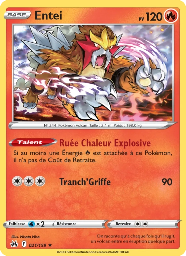 021/159 Entei Reverse - Zénith Suprême