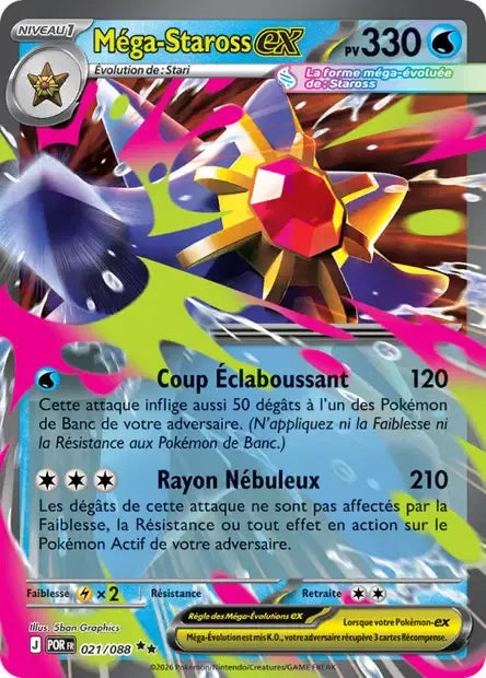 021/088 Mega Staross EX - Équilibre Parfait