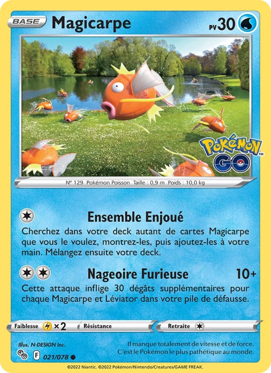 021/078 Magicarpe REVERSE - Pokémon GO