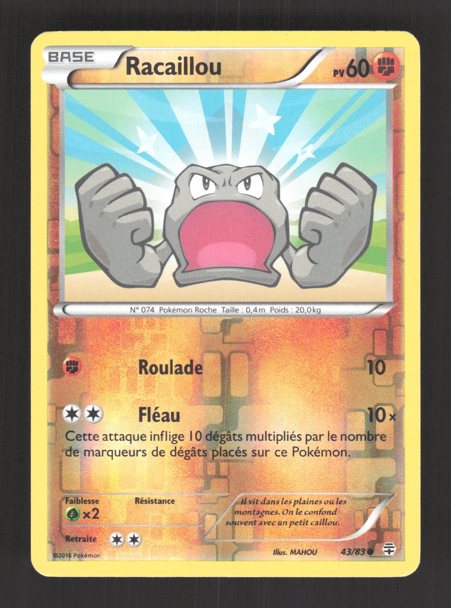 43/83 Racaillou REVERSE - Générations
