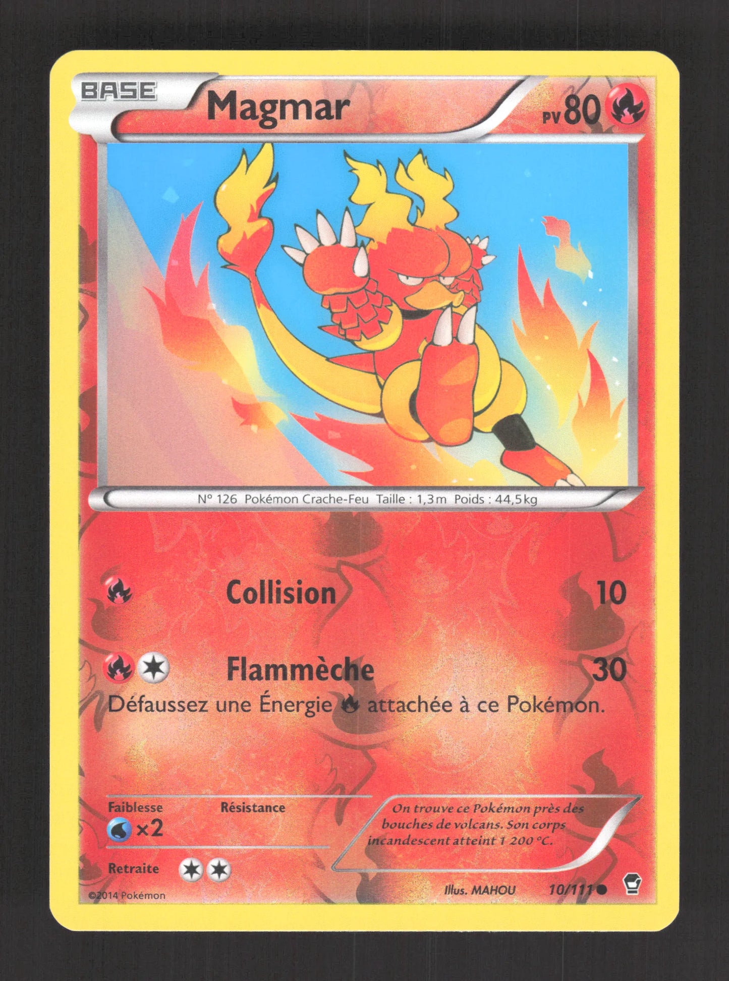 10/111 Magmar REVERSE - Poings Furieux