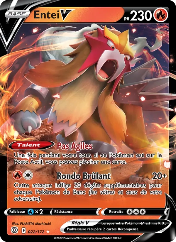 022/172 Entei V - Stars Étincelantes