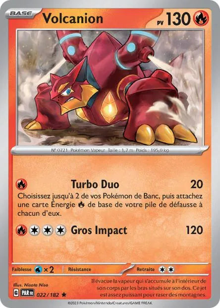 Volcanion Reverse 022/182 - Faille Paradoxe