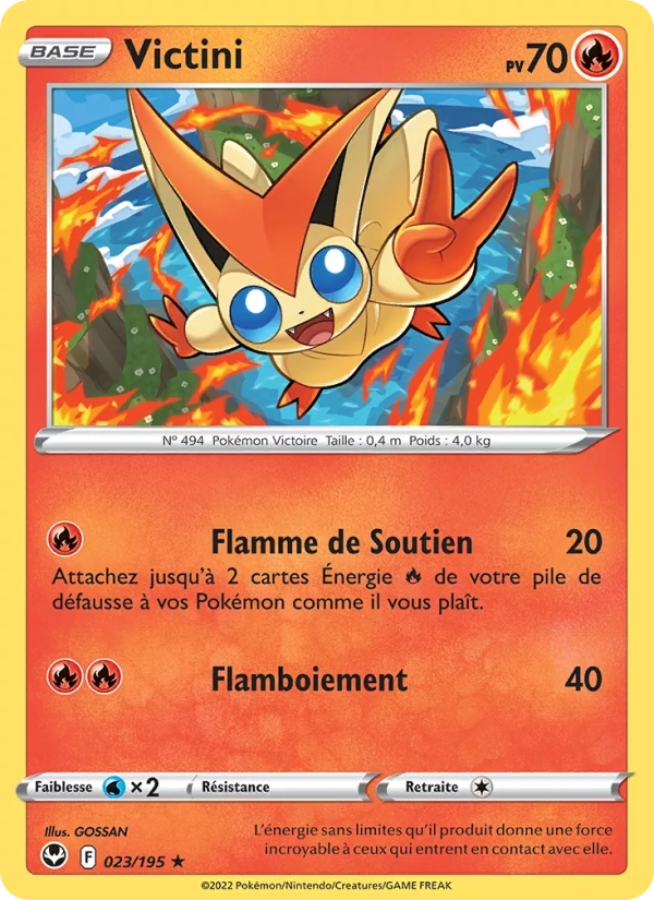 023/195 Victini Reverse - Tempête Argentée
