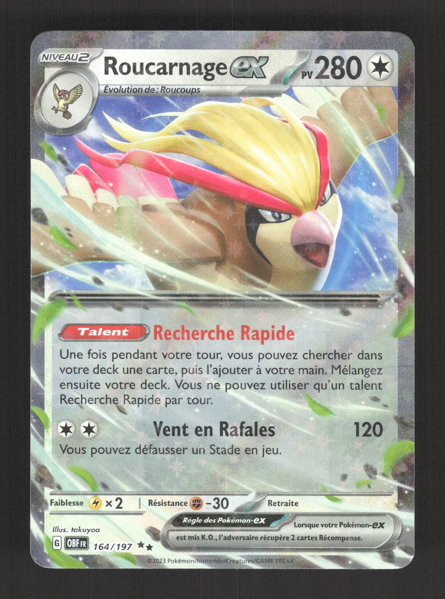 164/197 Roucarnage EX - Flammes Obsidiennes