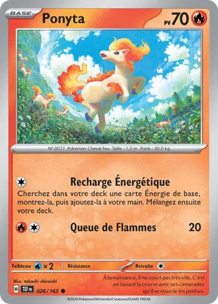 Ponyta Reverse 026/162 - Forces Temporelles