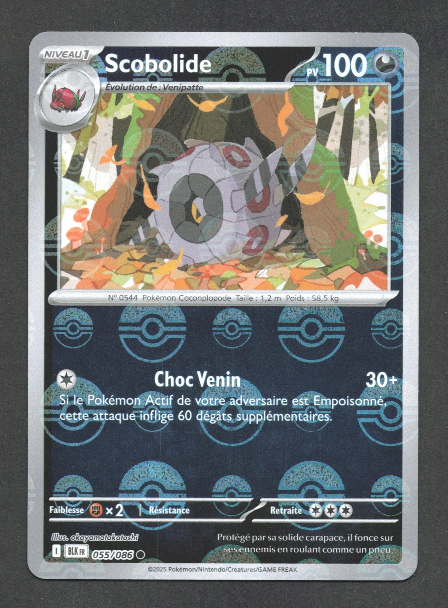 055/086 Scobolide POKEBALL - Foudre Noire - Pokeball
