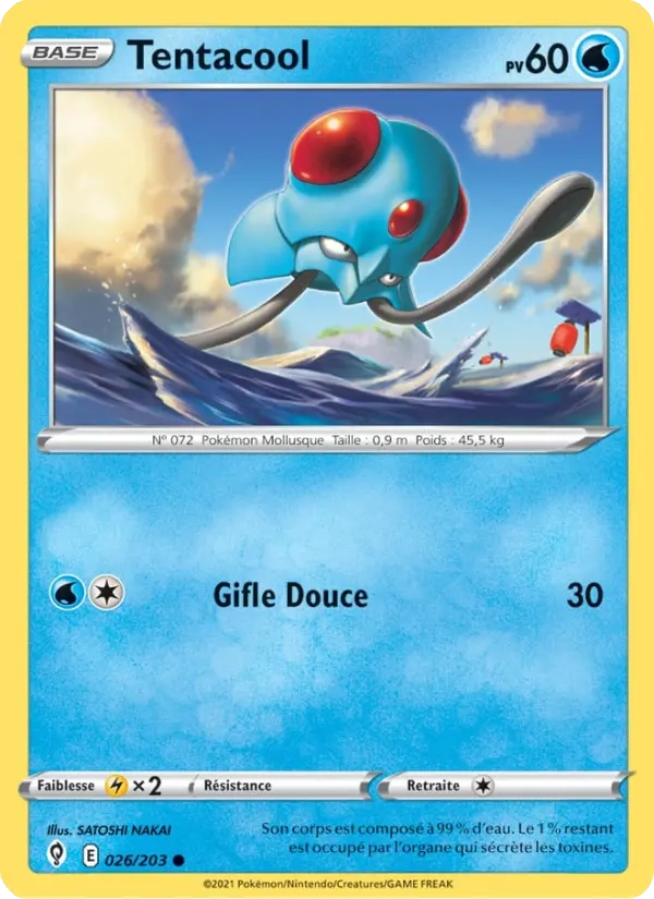 026/203 Tentacool Reverse - Évolution Céleste