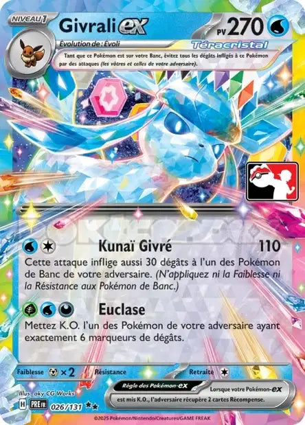 026/131 Givrali EX PLAY LIGUE - Évolution Prismatiques - Play Ligue