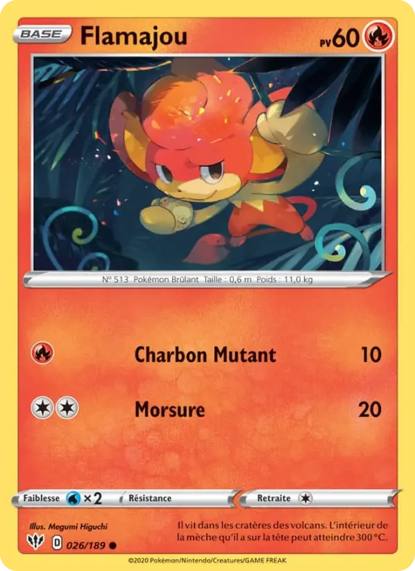 026/189 Flamajou Reverse - Ténèbres Embrasées