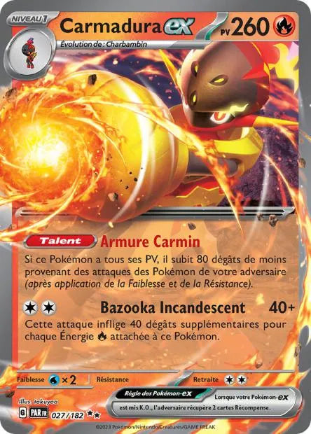 027/182 Carmadura EX - Faille Paradoxe