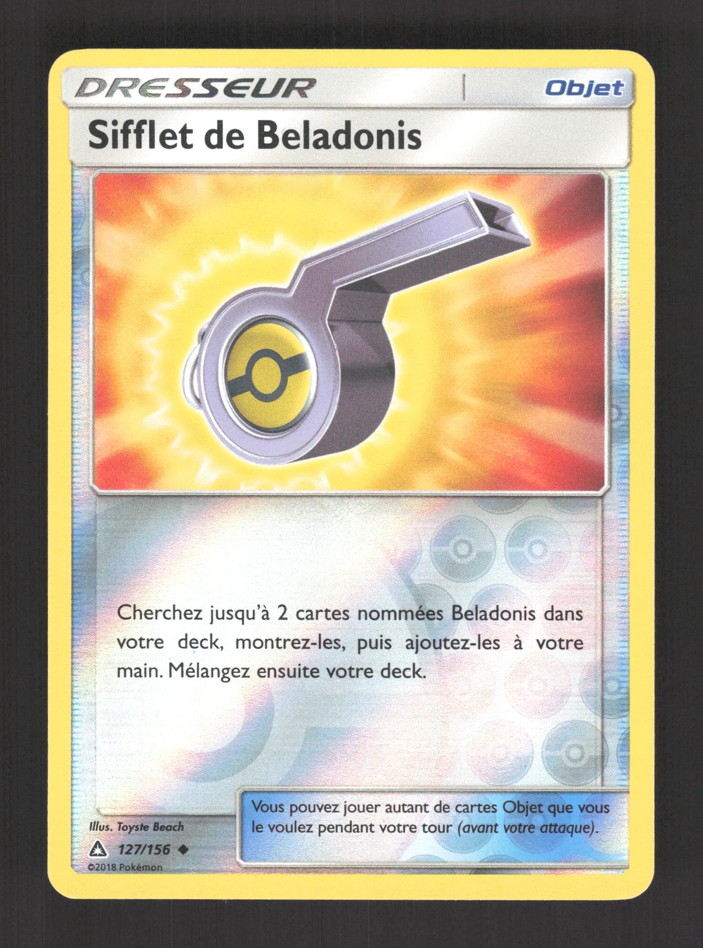 127/156 Sifflet de Beladonis REVERSE - Ultra-Prisme