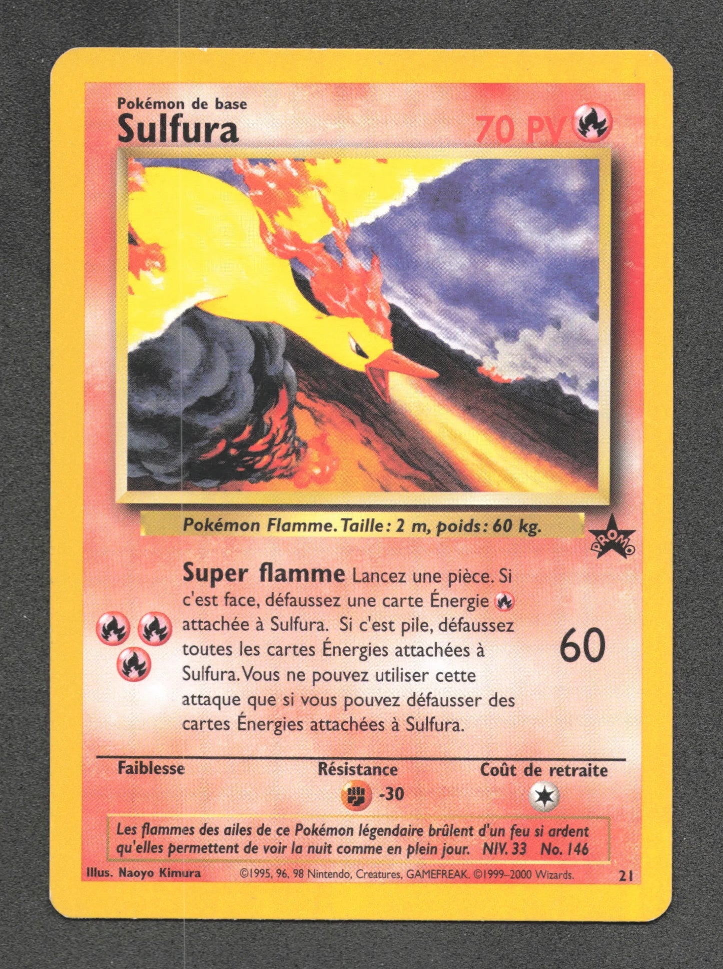 21 Sulfura PROMO - Wizards Black Star Promos