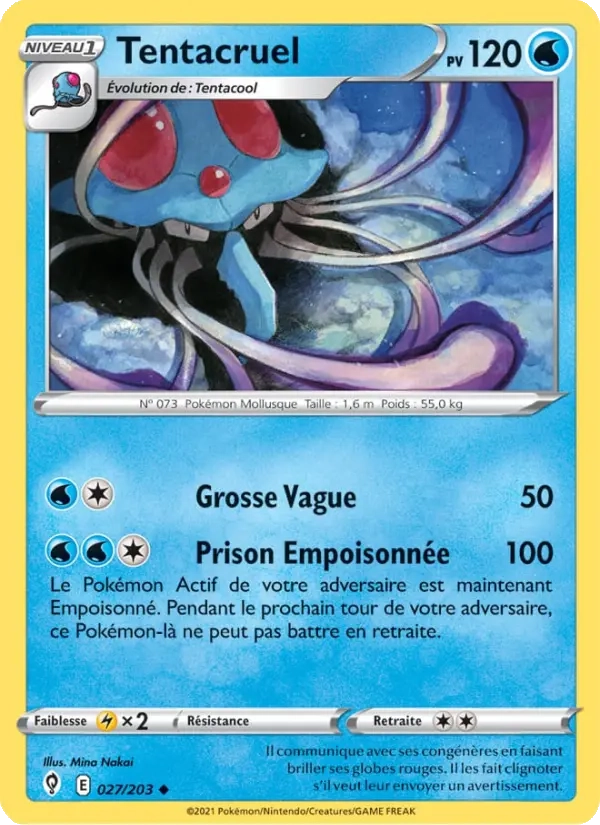 Tentacruel Reverse 027/203 - Évolution Céleste