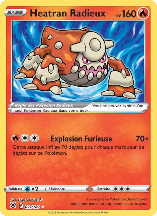 027/189 Heatran RADIEUX - Astres Radieux