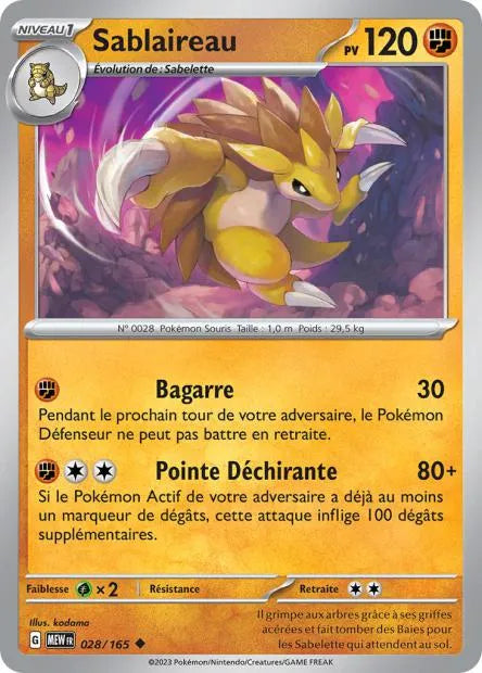 028/165 Sablaireau REVERSE - 151