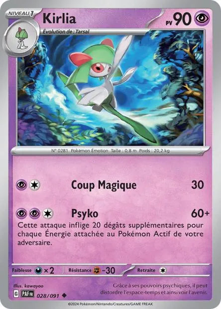 Kirlia Reverse 028/091 - Destinées de Paldea