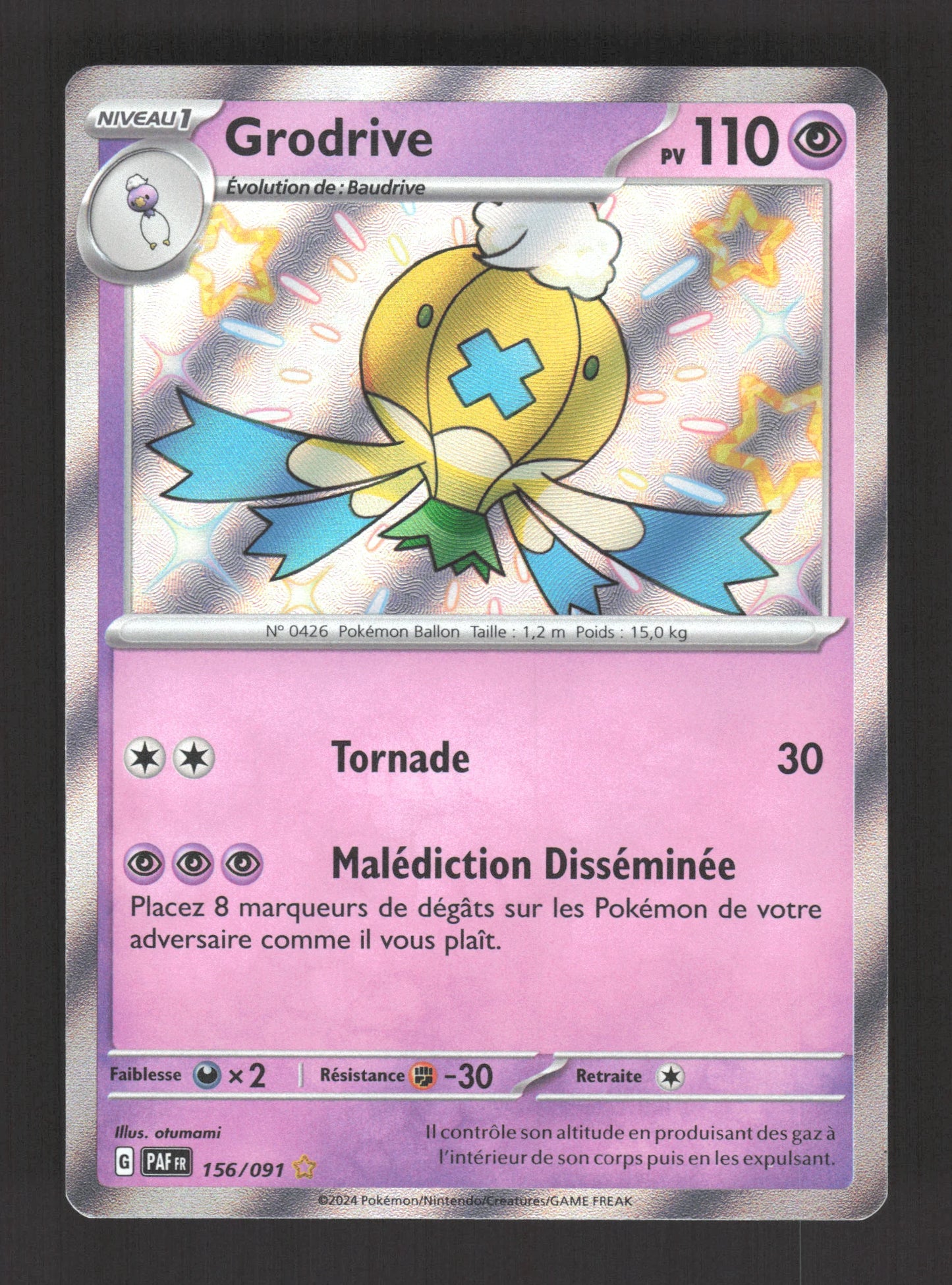 156/091 Grodrive SHINY - Destinées de Paldea